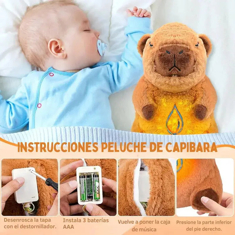 PELUCHE CAPIBARA - TU MEJOR AMIGO PARA RELAJARTE - 50% DESCUENTO