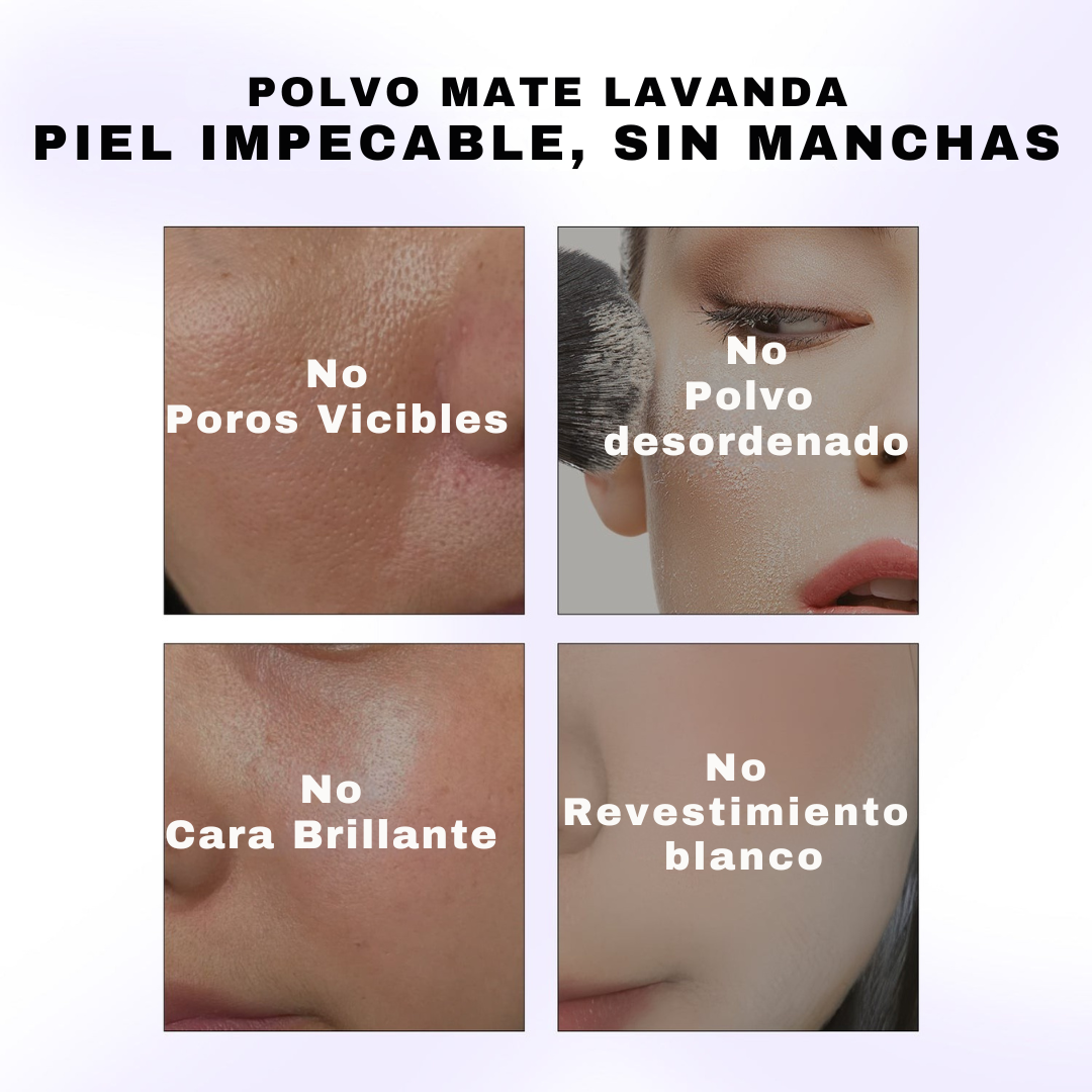 Lavander Matte 2x1: Control total de brillo ¡Piel impecable todo el día!
