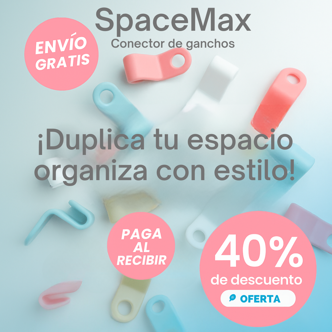 Conecto de ganchos SpaceMax para colgar ropa X 60
