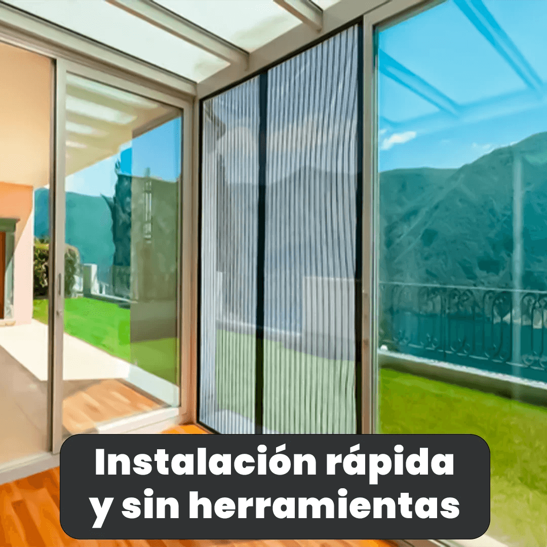 Cortina HomeSafe compra 1 lleve 2: ¡tu hogar ventilado sin insectos y seguro!