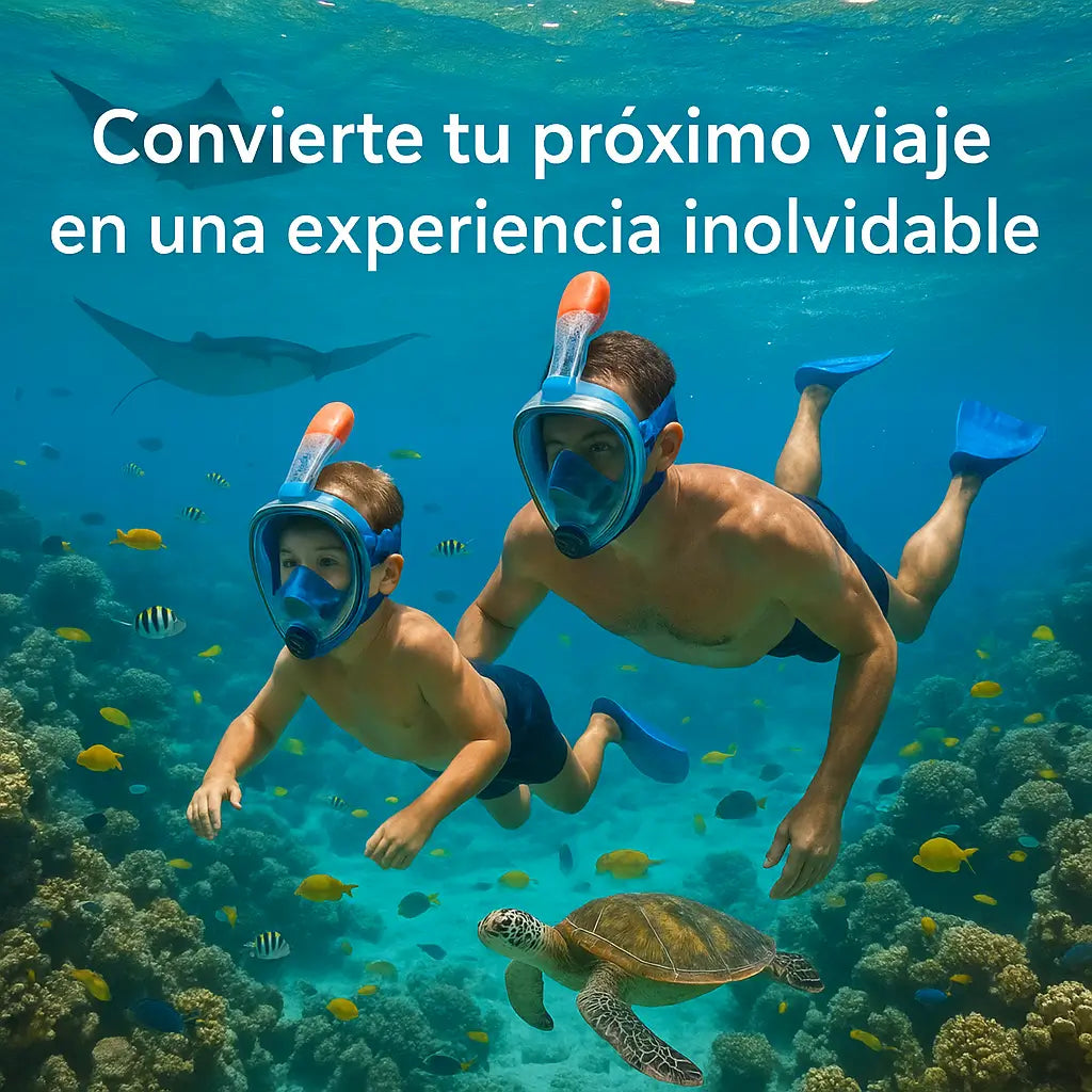Power Snork™ – Máscara para aventuras sin interrupciones