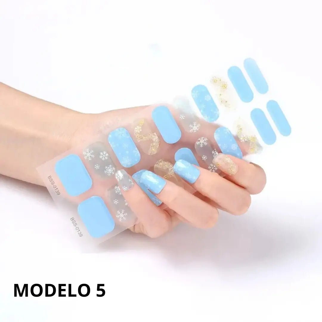 NAILZ: Pack x 20 tiras+ lámpara UV GRATIS