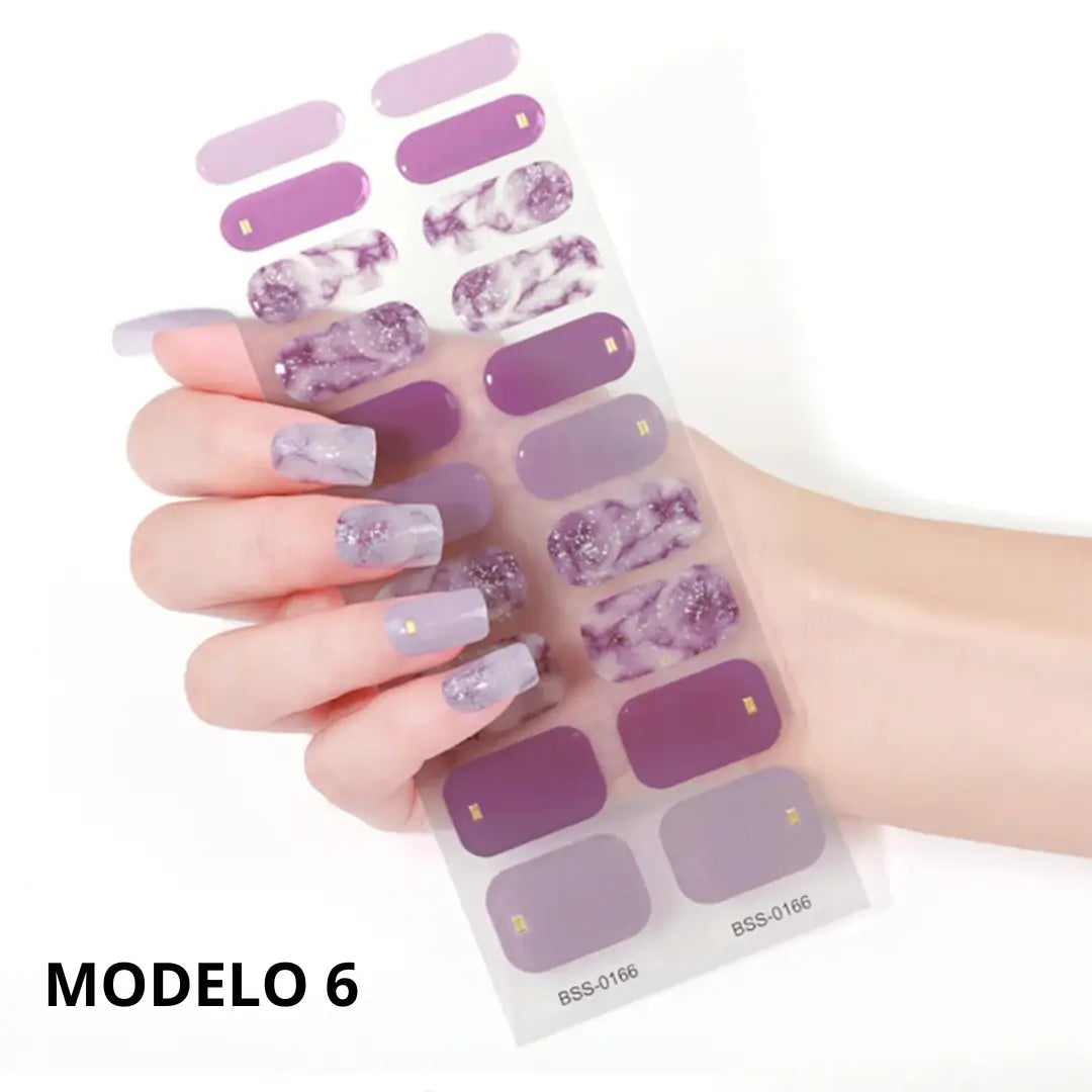 NAILZ: Pack x 20 tiras+ lámpara UV GRATIS