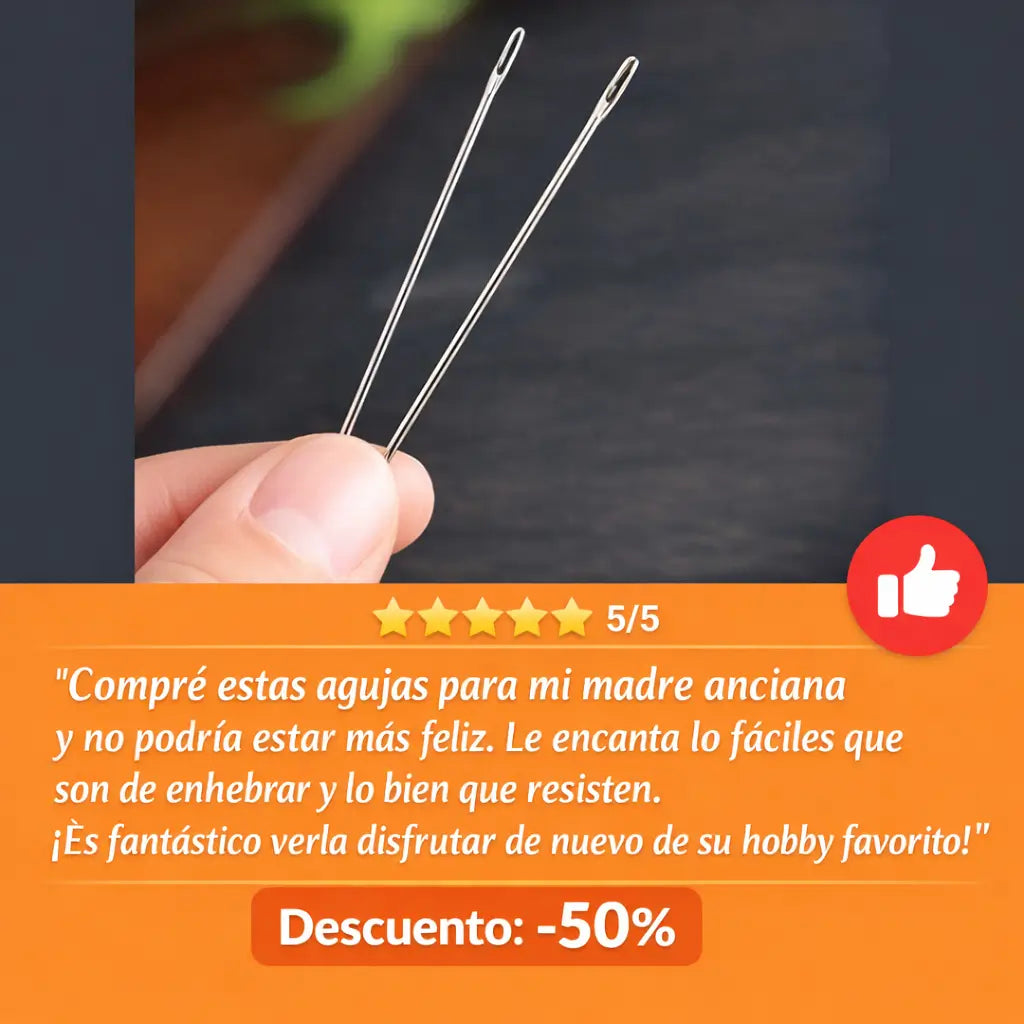 EasySew™ La aguja que hace la costura más simple.