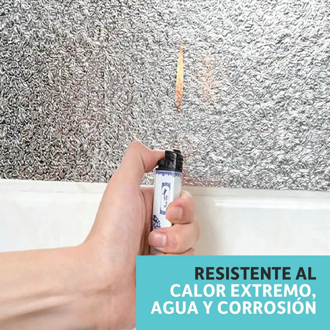 Papel aluminio Adhesivo Multisuperficie Rollo de 2 a 5 m de largo x 60 cm de ancho