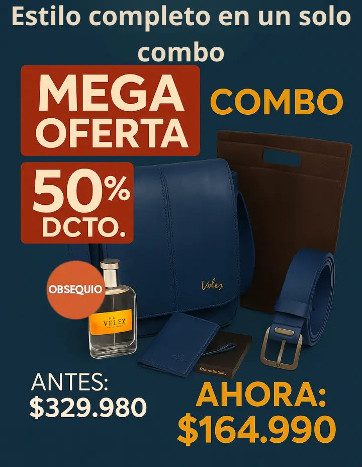 El combo Vélez que eleva tu estilo. ¡Incluye perfume de regalo!
