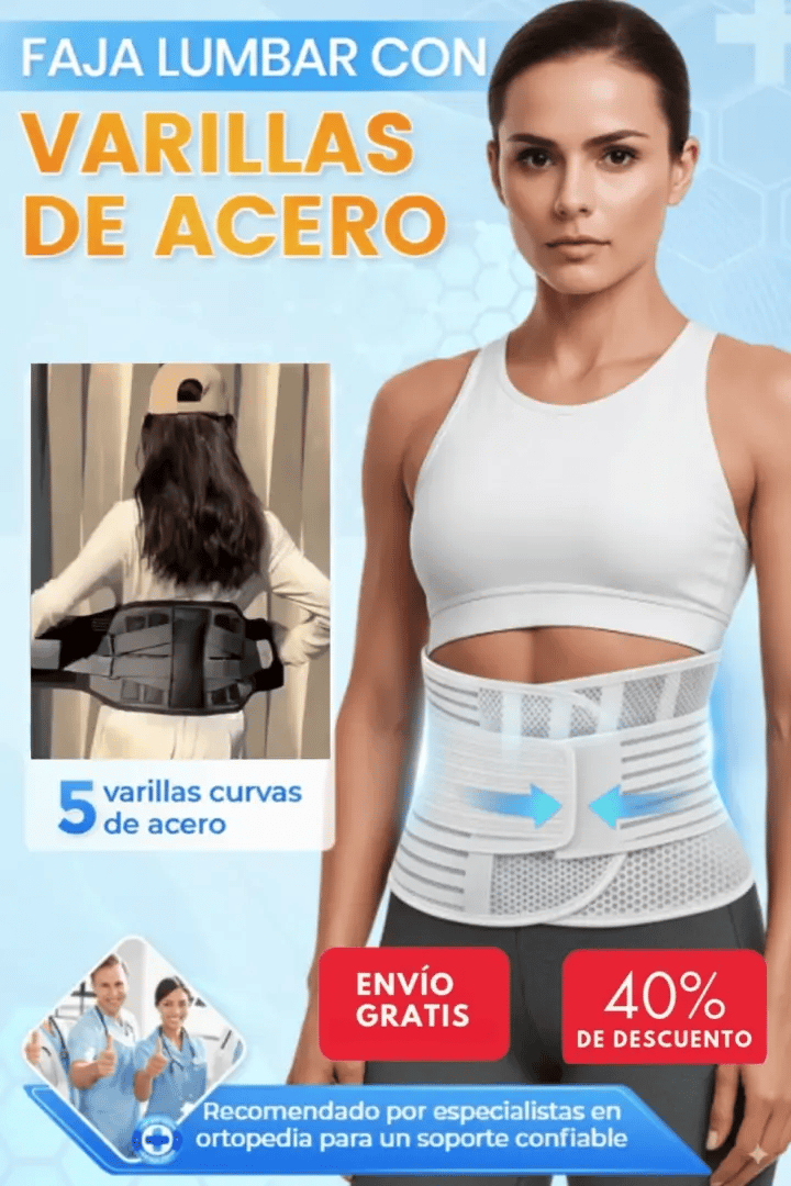 Faja Lumbar Premium: Alivio, Seguridad y Comodidad en Cada Movimiento