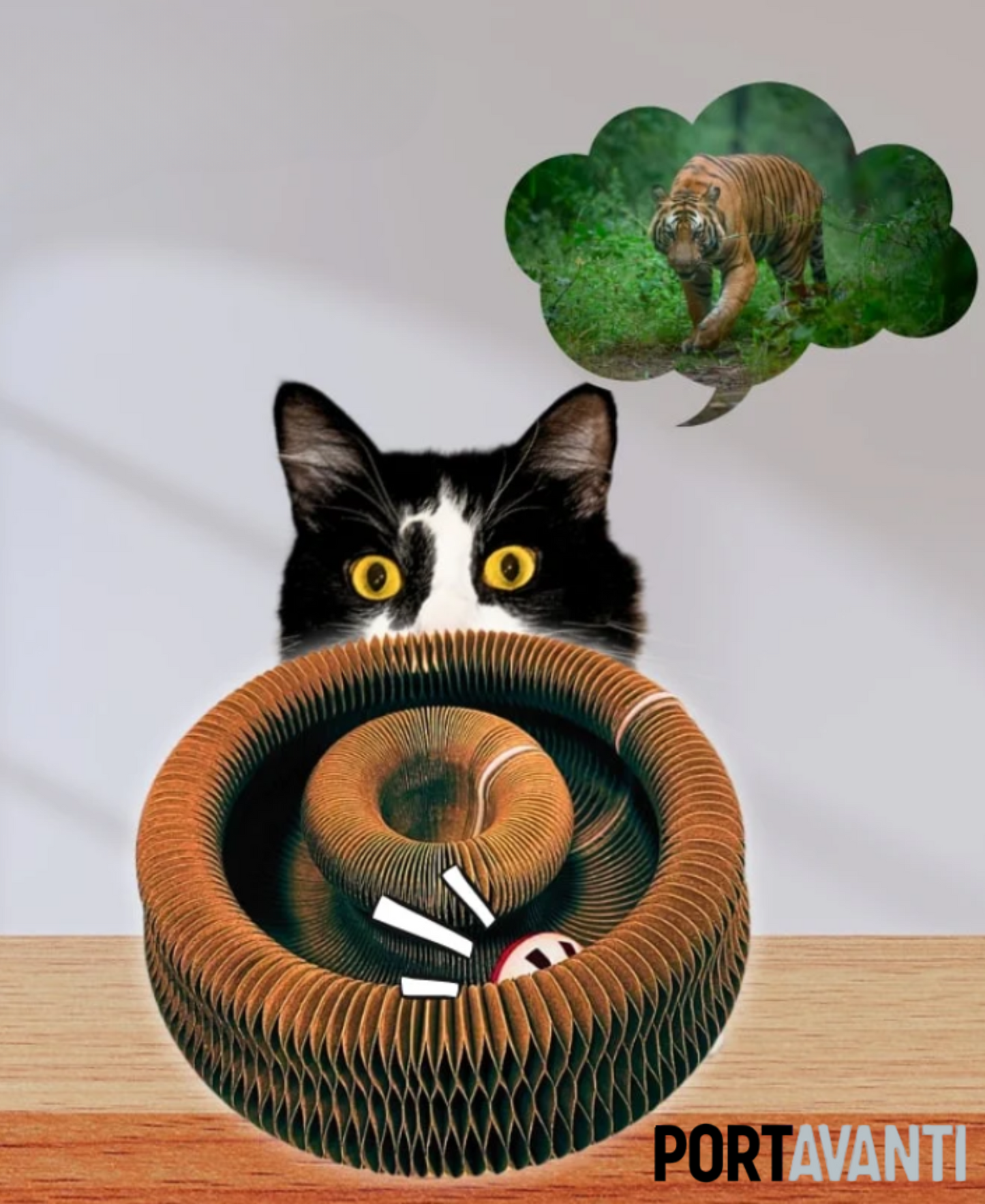 RolloRascador™:  Salva tus Muebles y Hace Feliz a tu Gato