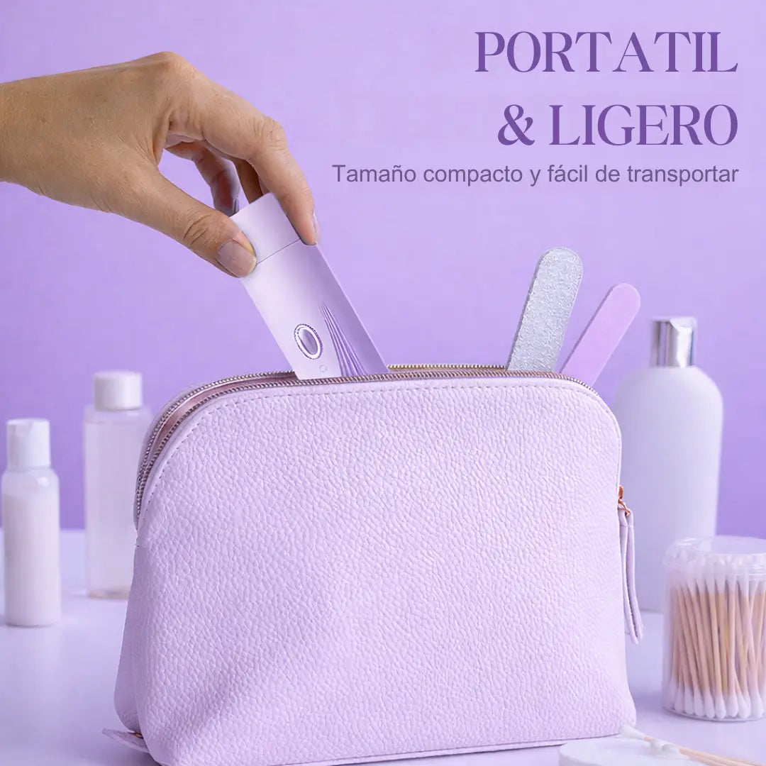 Depiladora de Doble Cabezal, Resistente al Agua IPX7