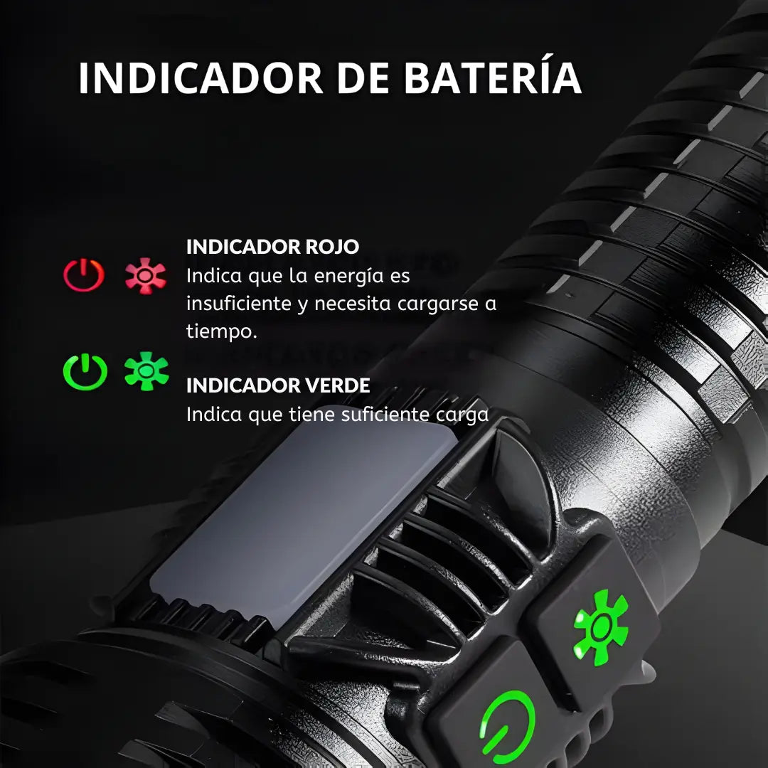 Linterna  Recargable Power Bank te salva en cualquier emergencia ⚡🔦