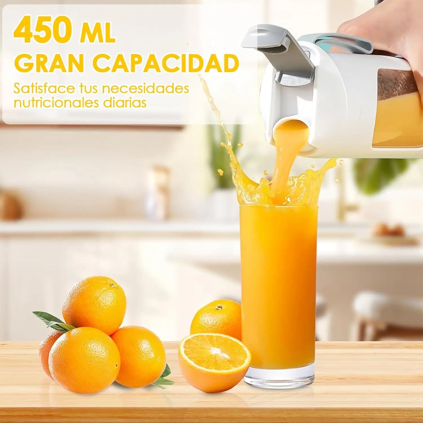 Termo Batidor Portátil - Lleva tus bebidas y batidos favoritos a donde vayas