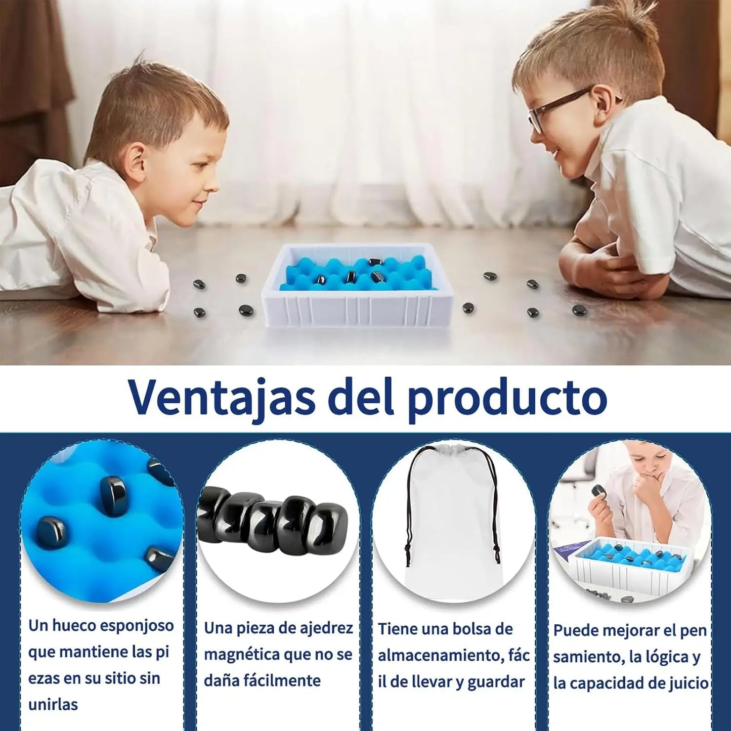 💥Oferta de Navidad 40% de descuento🔥Juego de ajedrez magnético✨