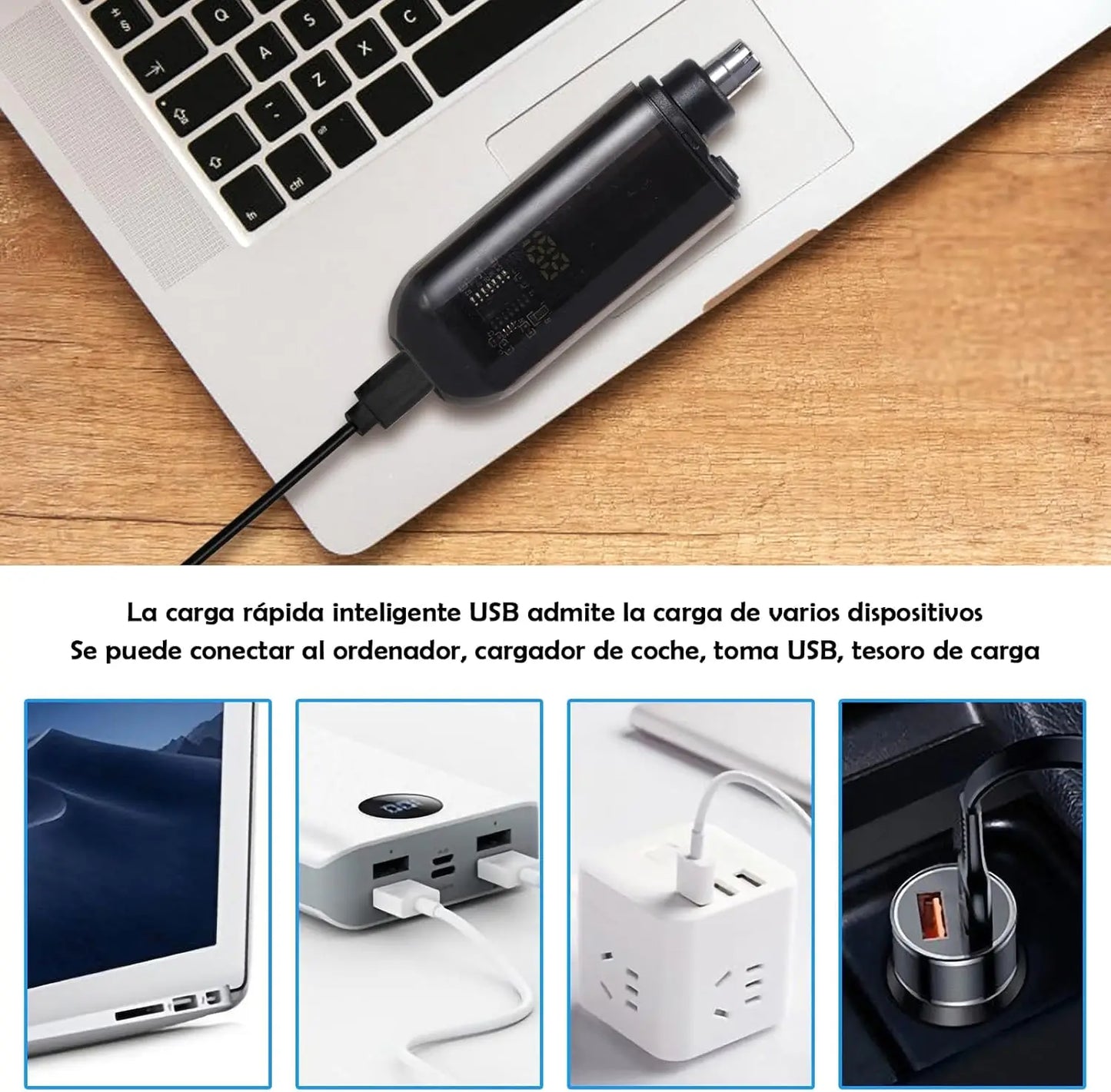 Depilador de nariz SmartTrim™ con Indicador Digital