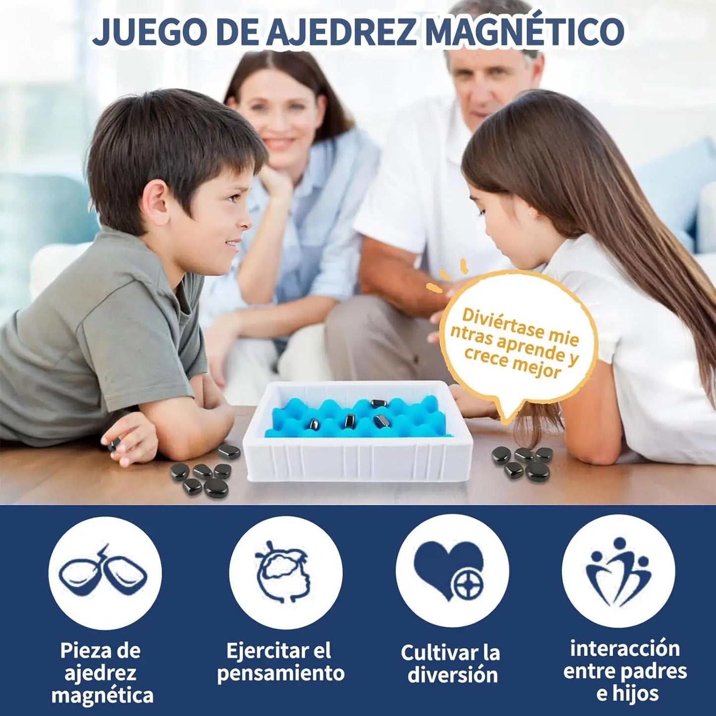 💥Oferta de Navidad 40% de descuento🔥Juego de ajedrez magnético✨