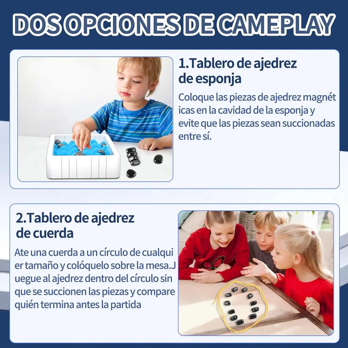 💥Oferta de Navidad 40% de descuento🔥Juego de ajedrez magnético✨