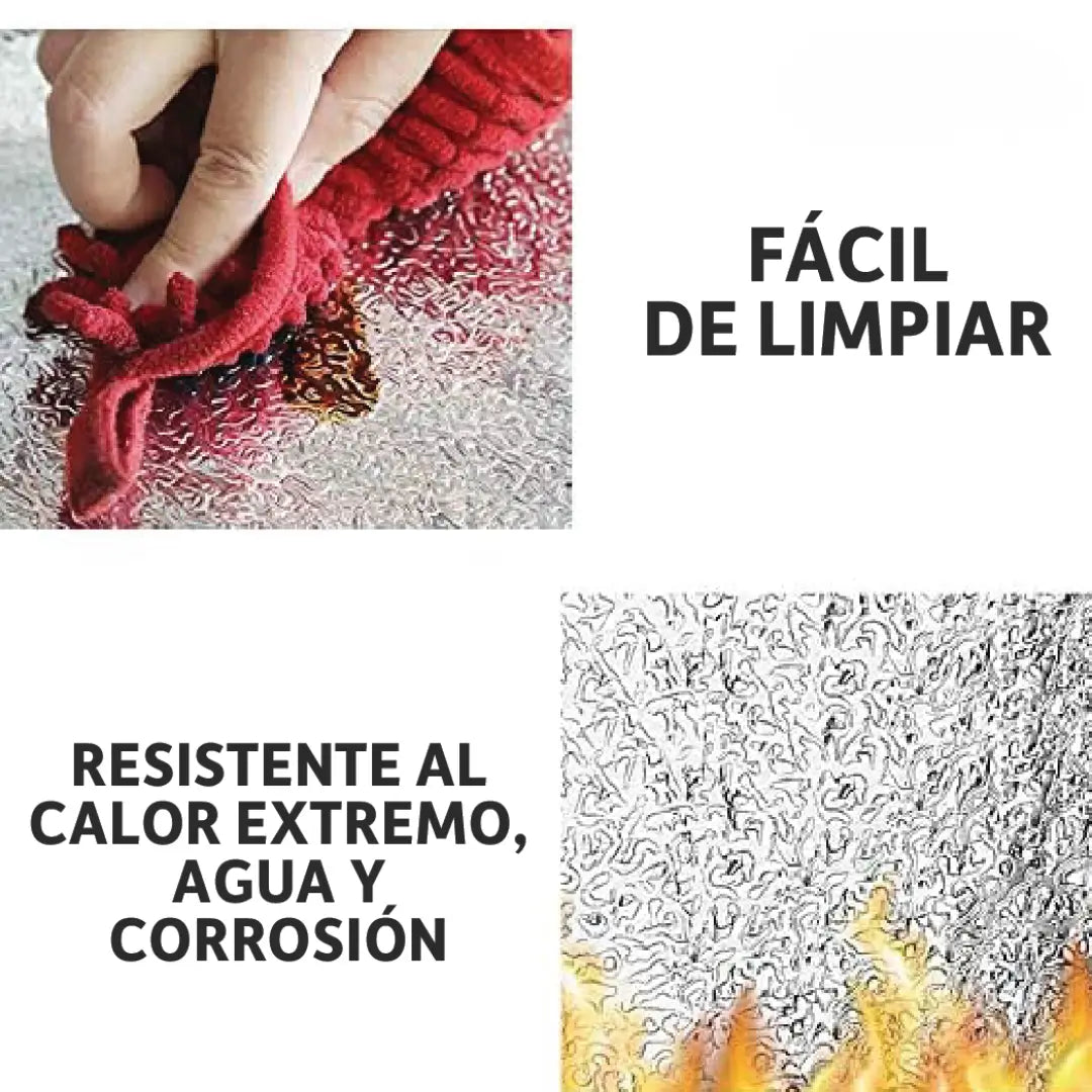 Papel aluminio Adhesivo Multisuperficie Rollo de 2 a 5 m de largo x 60 cm de ancho