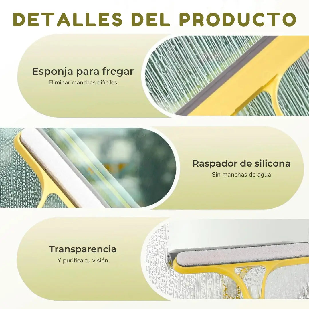 Clean max 3 en 1: Vidrios y espejos impecables en minutos