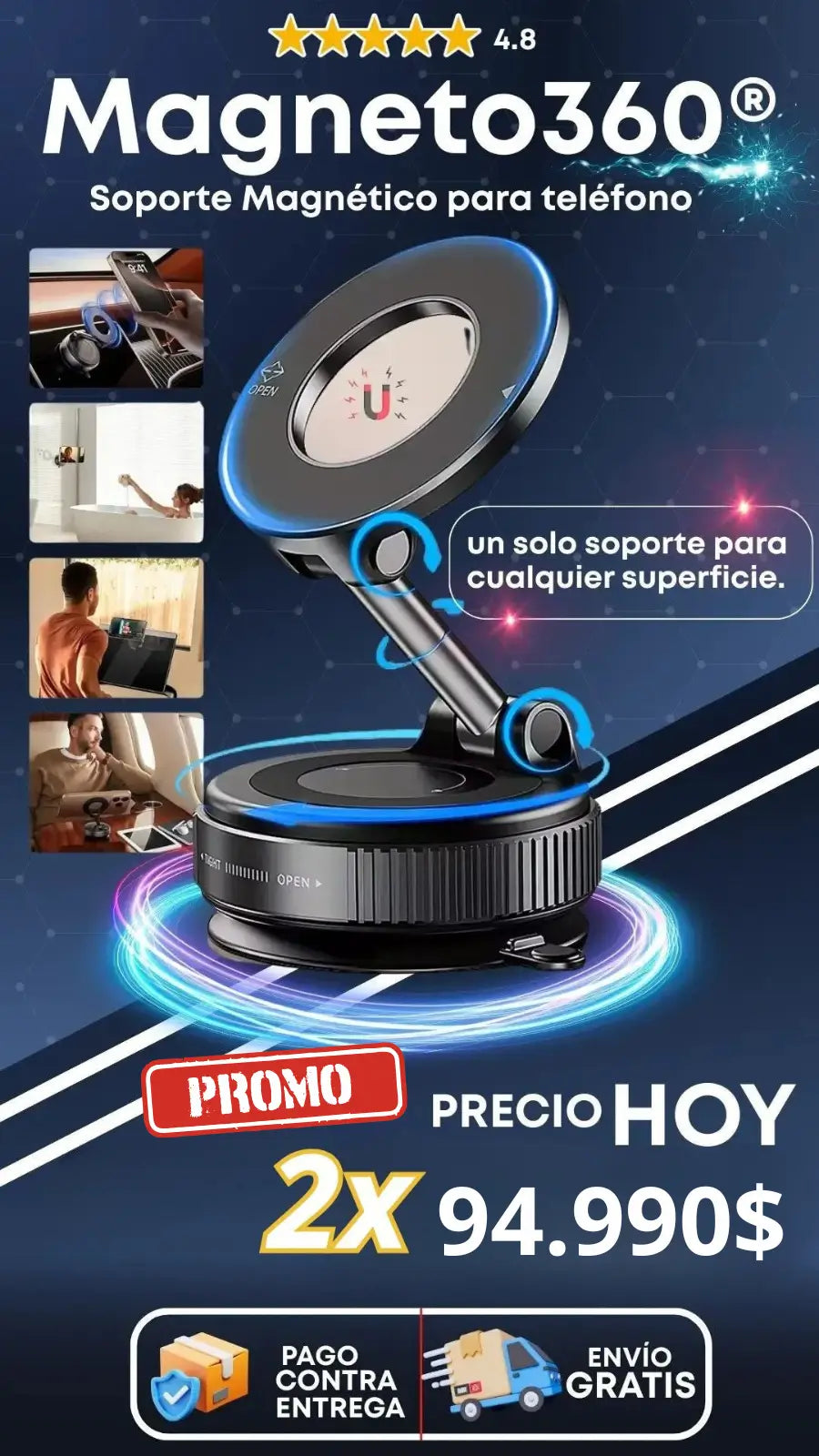 Promo de Black Friday 2x1 Soporte Magnetico para celular