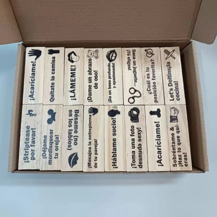 Jenga Hot para Parejas: 48 retos + dinámicas para prender la pasión