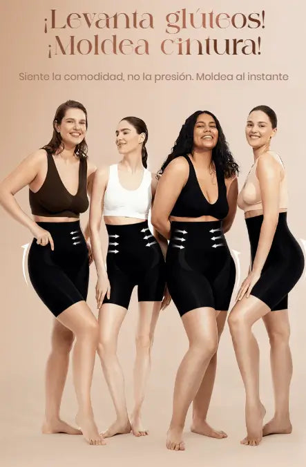 Short Levanta-Cola de Alta Cintura: Moldea tu cintura y realza tus glúteos