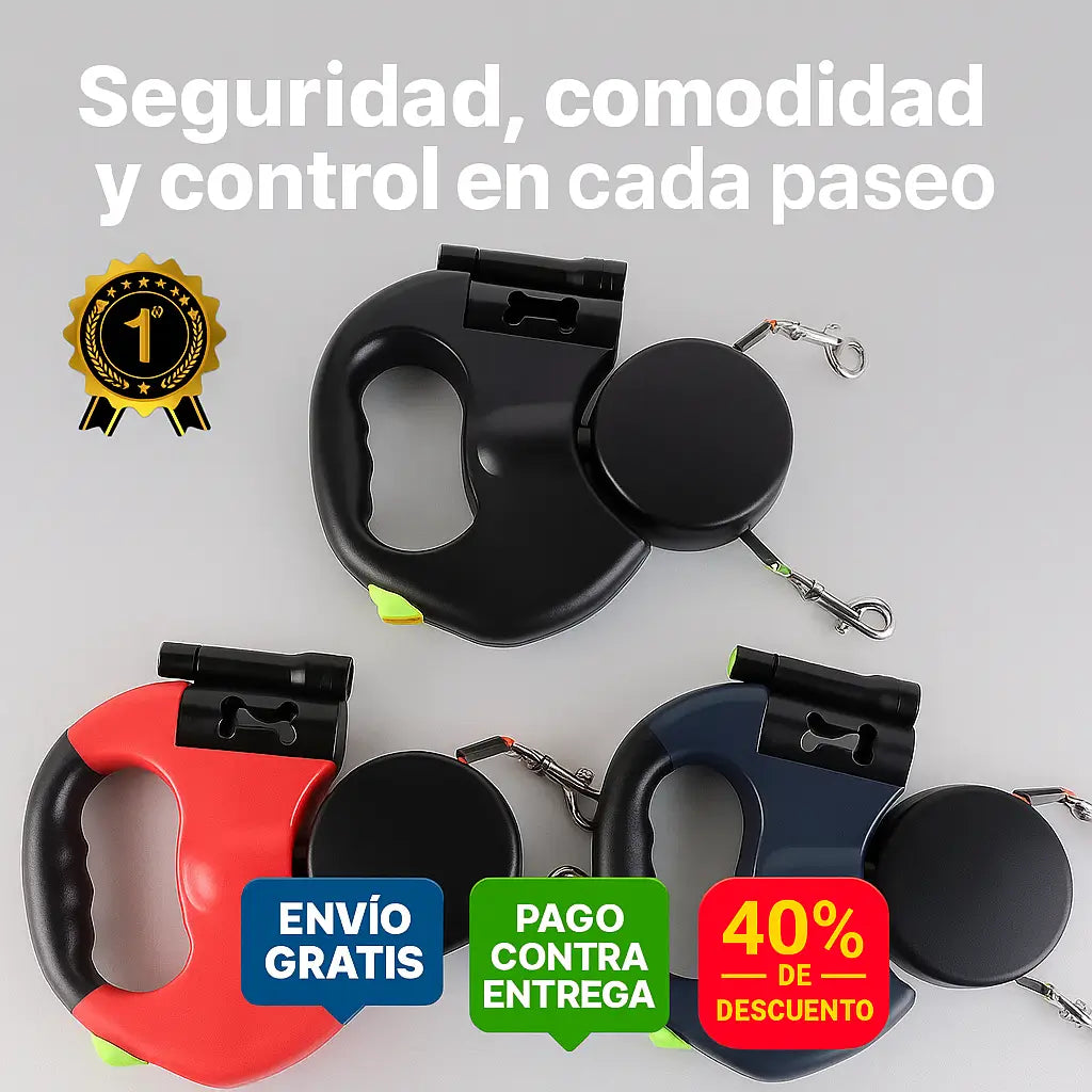 Correa Anti-Enredos™: La Correa que Convierte Paseos Caóticos en Momentos Felices