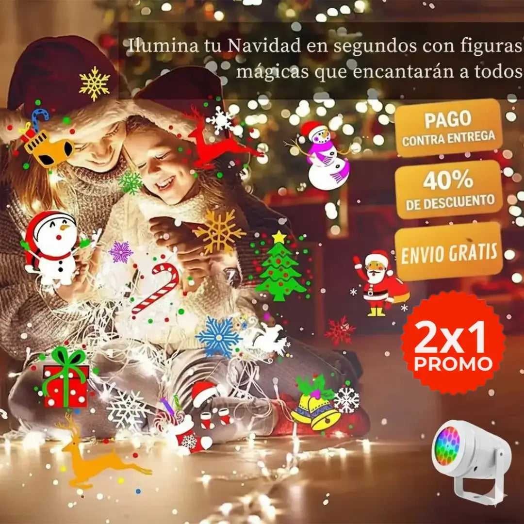 PAGA 1 LLEVA 2 FestiLuz: Convierte tu hogar en un show navideño mágico