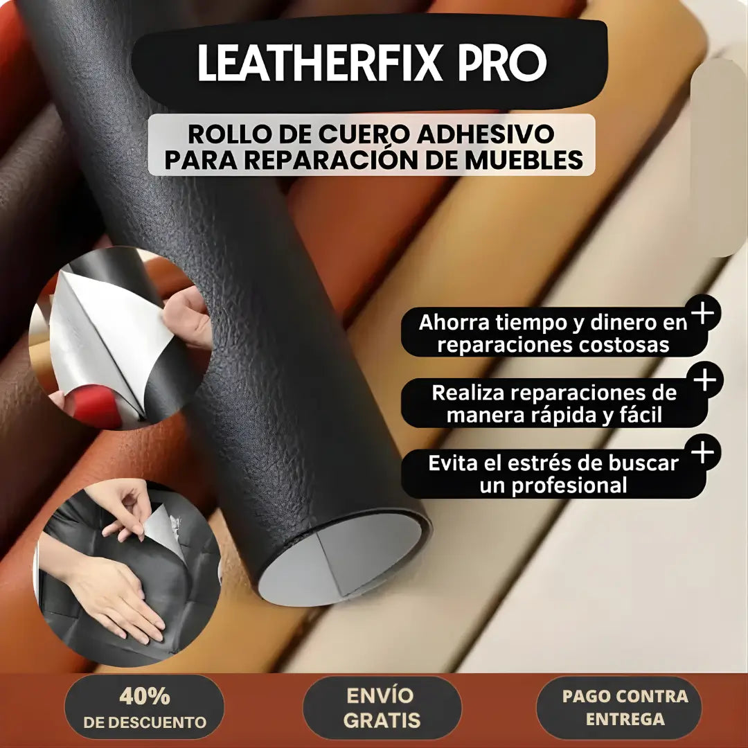 Rollo de cuero adhesivo para reparaciones 50CM X1.35METRO