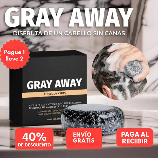 Gray Away™ compra 1 lleve 2- Jabon anticanas
