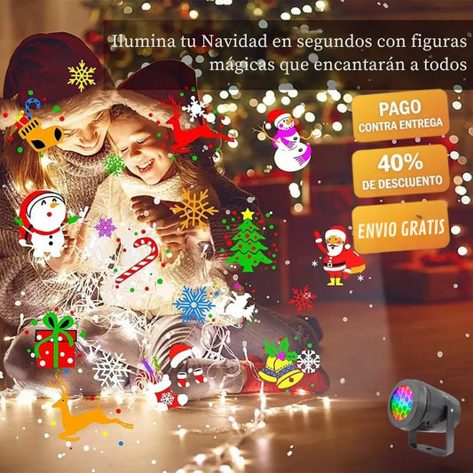FestiLuz: El Proyector Navideño que Transforma tu Casa en un Espectáculo Mágico