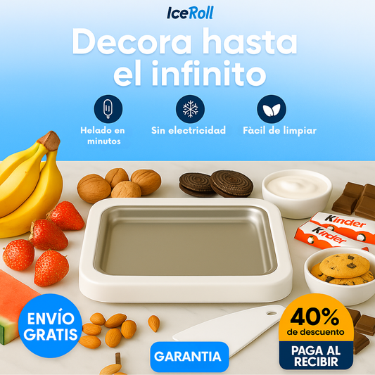 IceRoll: Plancha para hacer Ice Cream Rolls