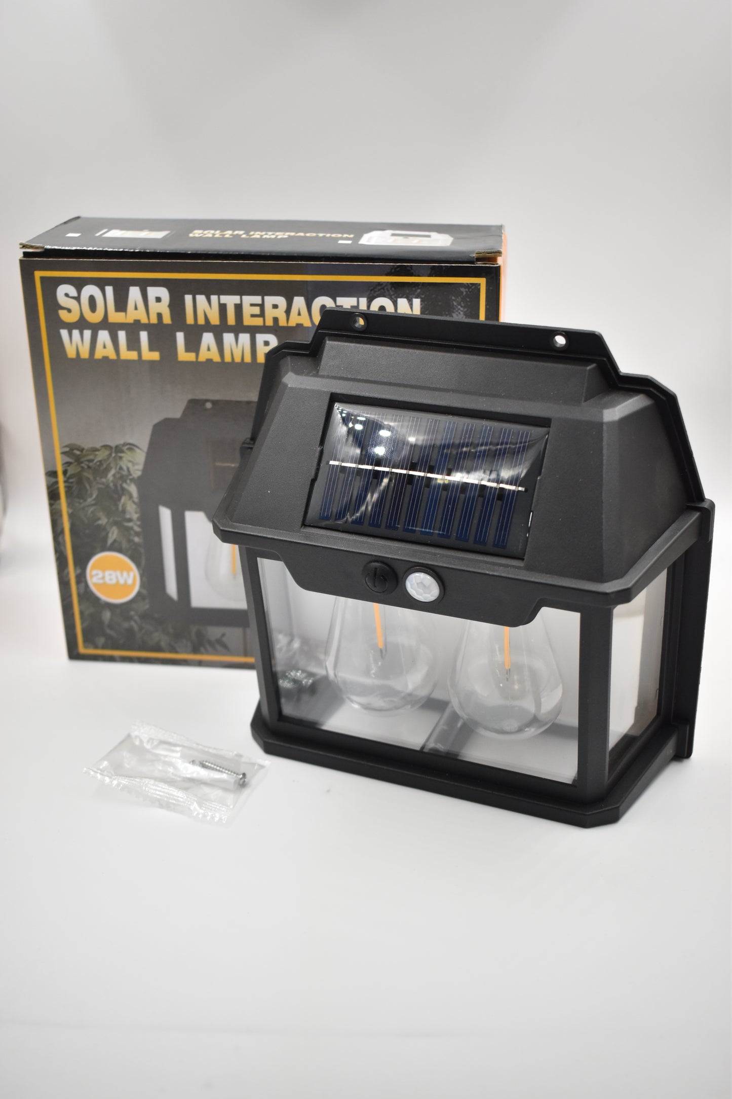 Nueva lámpara de pared solar 2 Bombillos para exteriores