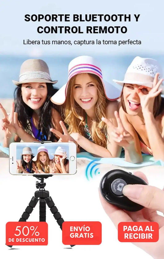 El Trípode Inteligente 360° con Control Bluetooth: Captura Sin Límites