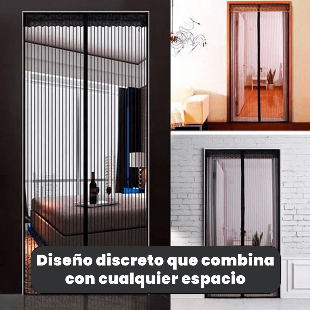 Cortina HomeSafe compra 1 lleve 2: ¡tu hogar ventilado sin insectos y seguro!