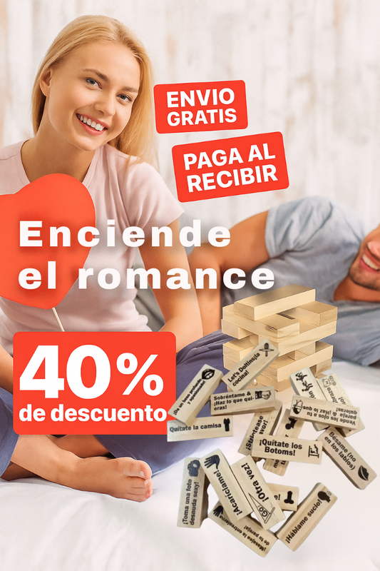 Jenga Hot para Parejas: 48 retos + dinámicas para prender la pasión