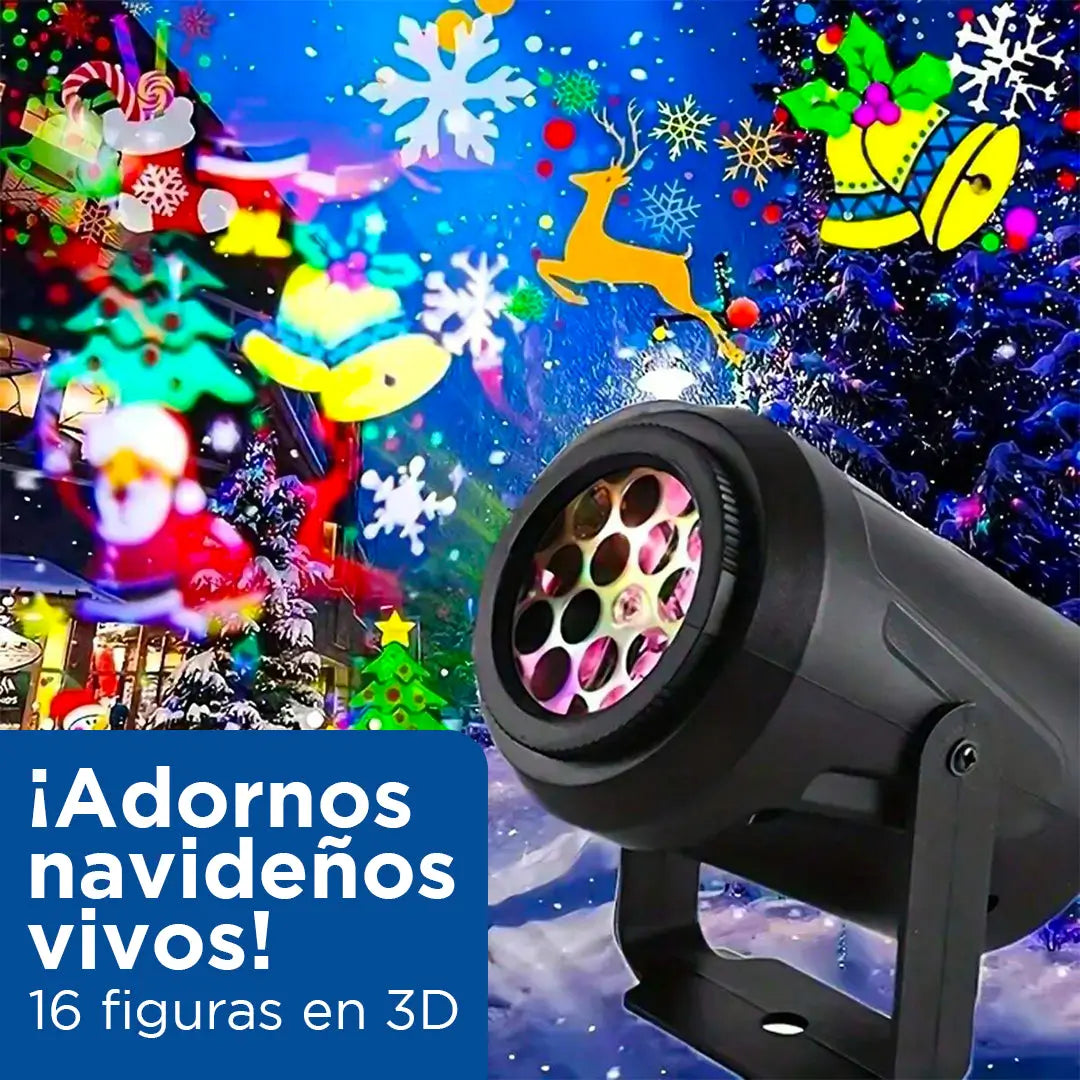 FestiLuz: El Proyector Navideño que Transforma tu Casa en un Espectáculo Mágico