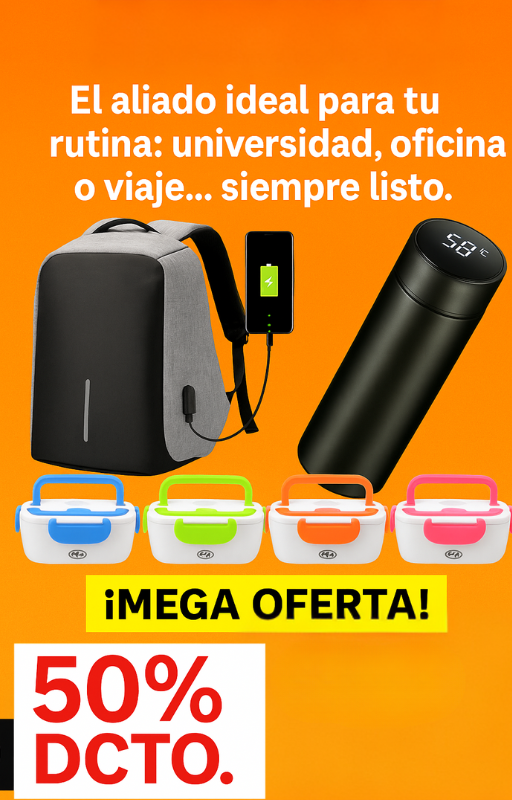 Tu Rutina Resuelta: Lleva Todo, Tómalo Caliente y Come Donde Quieras.
