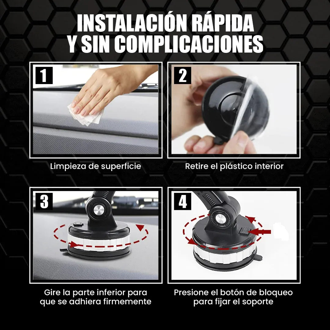 SmartClip Ride | Soporte Ultra Estable para celular 360°🎁HOY ENVÍO GRATIS