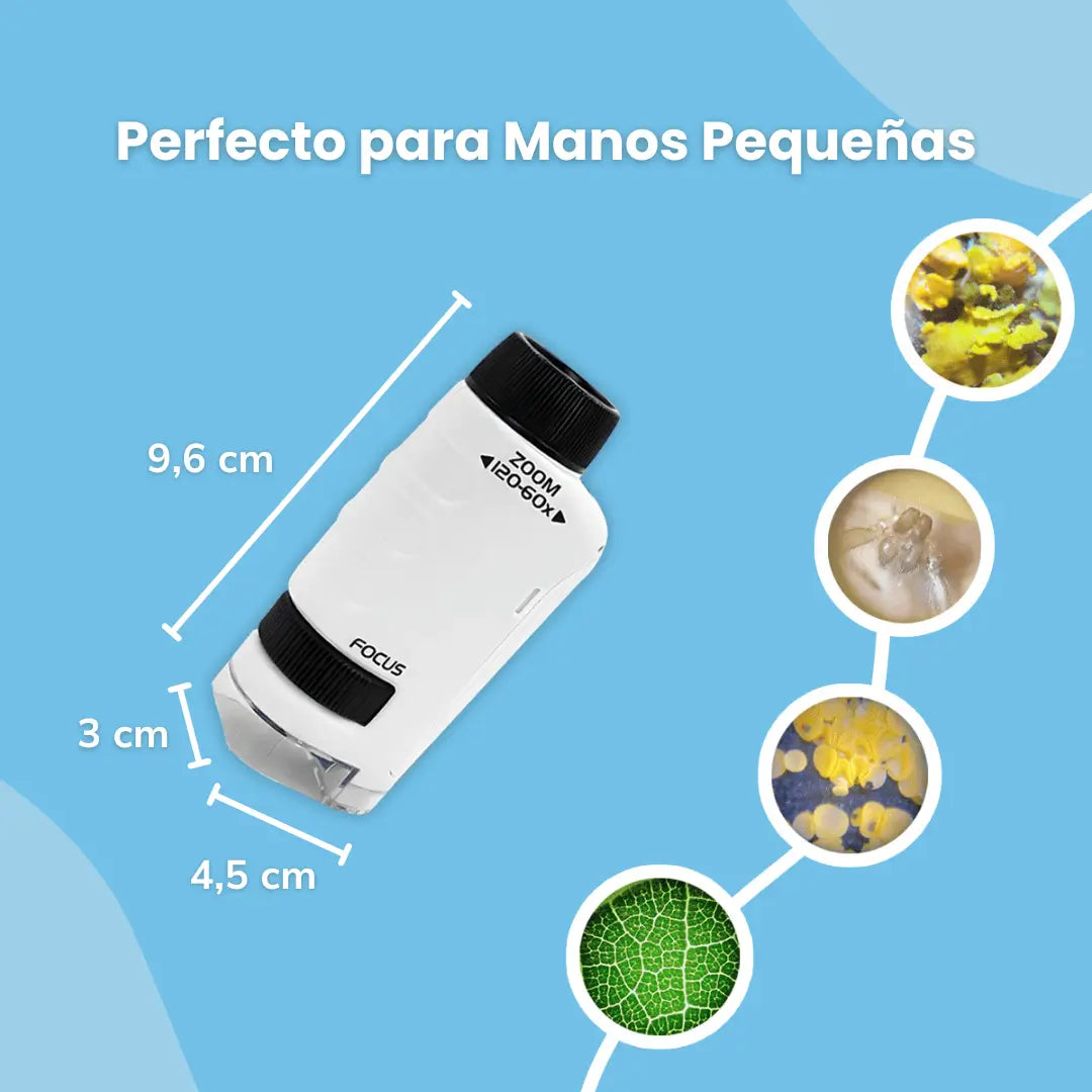 Microscopio portatil para Niños: transforma tu entorno en aventuras científicas