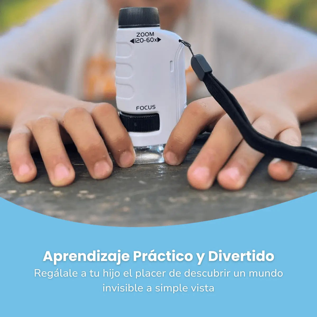 Microscopio portatil para Niños: transforma tu entorno en aventuras científicas
